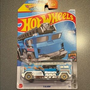 Blue 5 Alarm Toy Truck